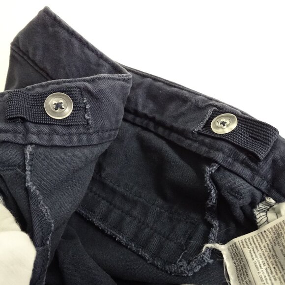 Old Navy Skinny Stretch Uniform Chino Pants Women Size 12 Blue Adjustable Waist - Picture 5 of 12